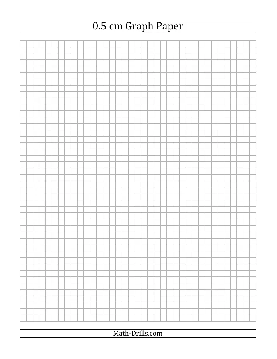 0 5cm Graph Paper Template Download Printable PDF Templateroller