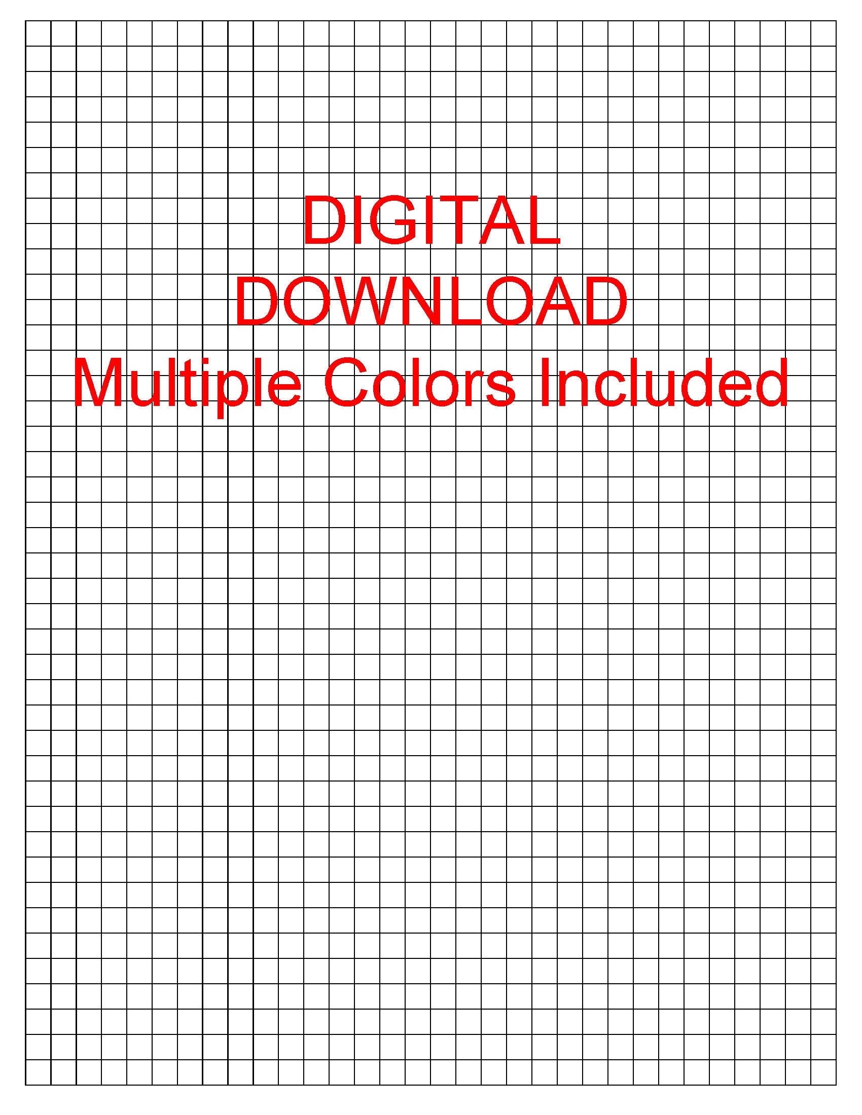 Free Printable Graph Paper 1 /4 Inch
