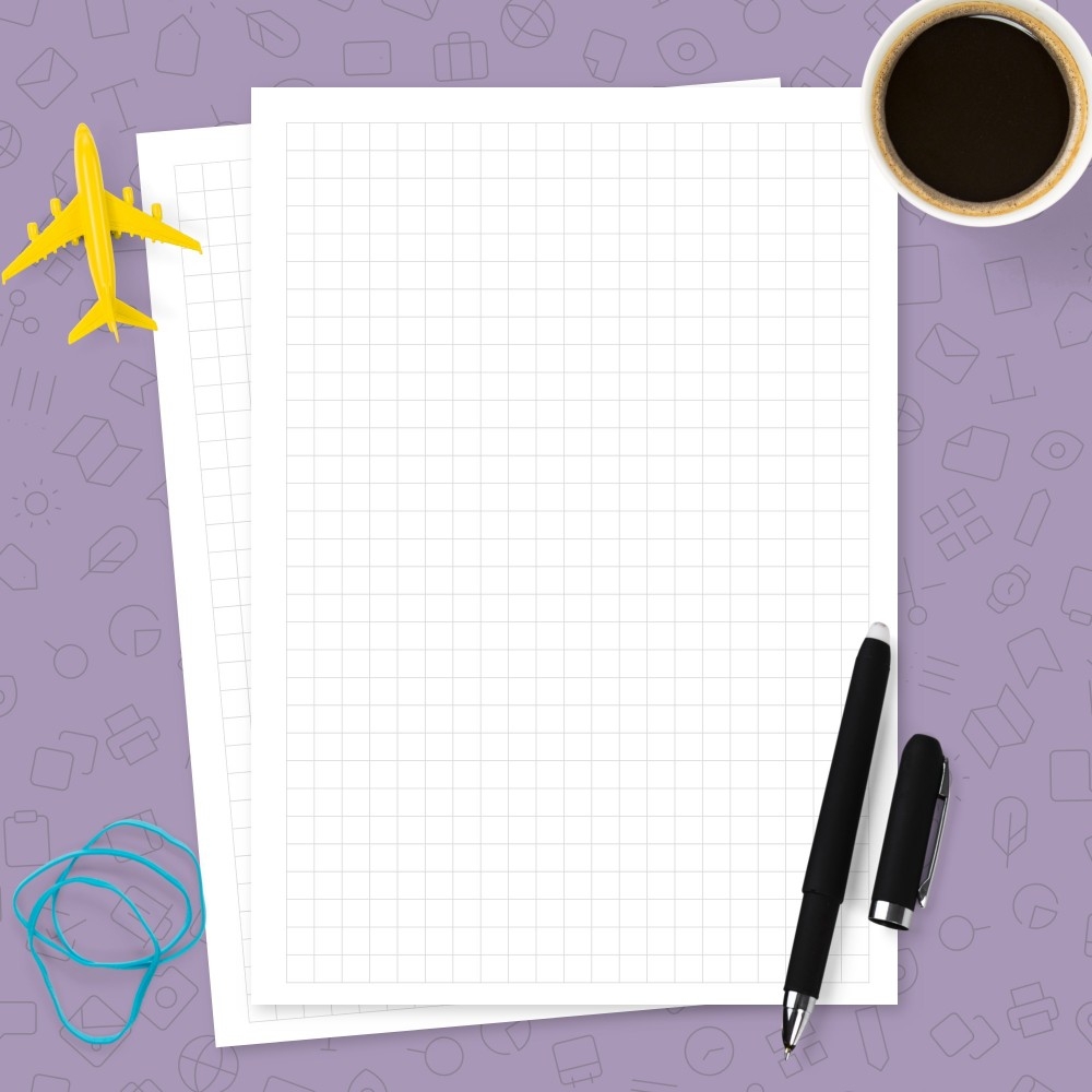 1 4 Inch Graph Paper Printable Template Printable PDF