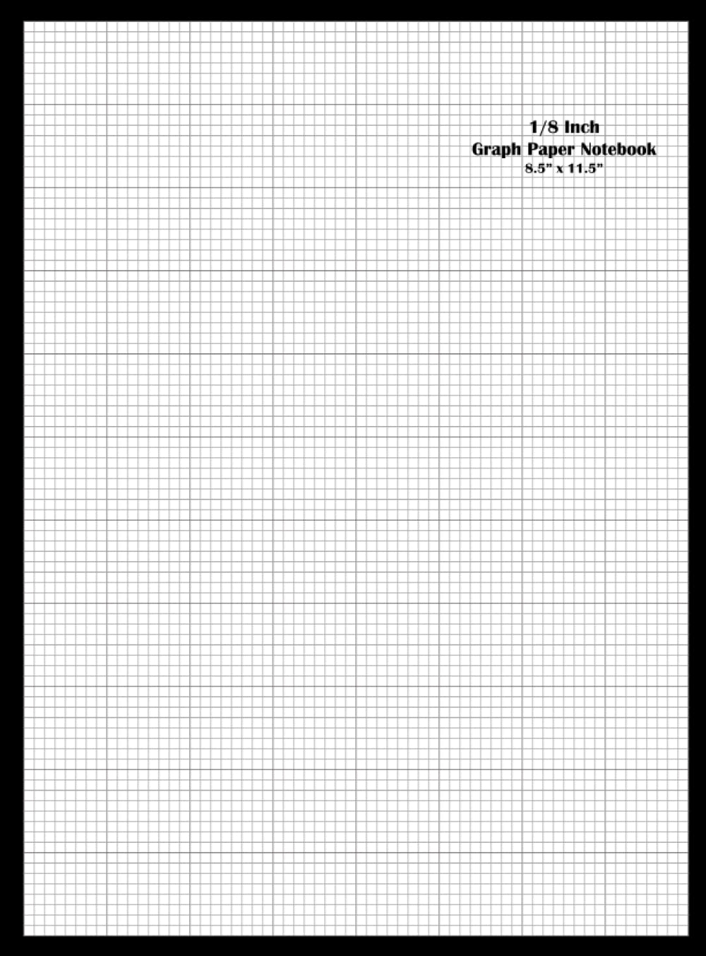 Printable 1 8 Inch Graph Paper Printable 1 8 Inch Graph Paper
