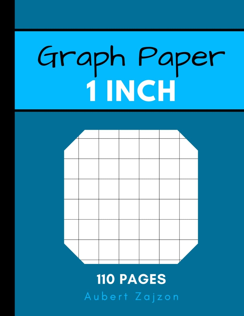 1 Inch Graph Paper Graph Paper 1 Inch Squares 1inch Graph Paper Notebook 1 Inch Graph Paper Sheets graph Paper 1 Inch Grid Zajzon Aubert Amazon Office Products
