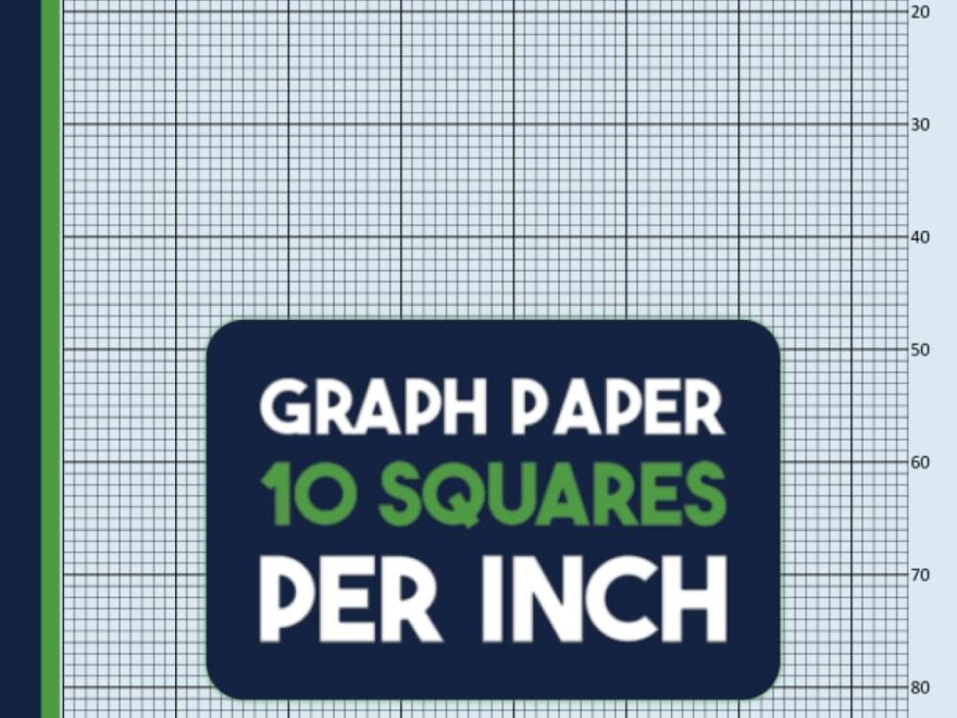 10 Squares Per Inch Graph Paper Notebook A4 Quad Ruled Grid Paper Composition Notebook Ideal For College School Engineering And More Large Print 8 5 X 11 Inches 110 Pages Realm Intellect Amazon Books