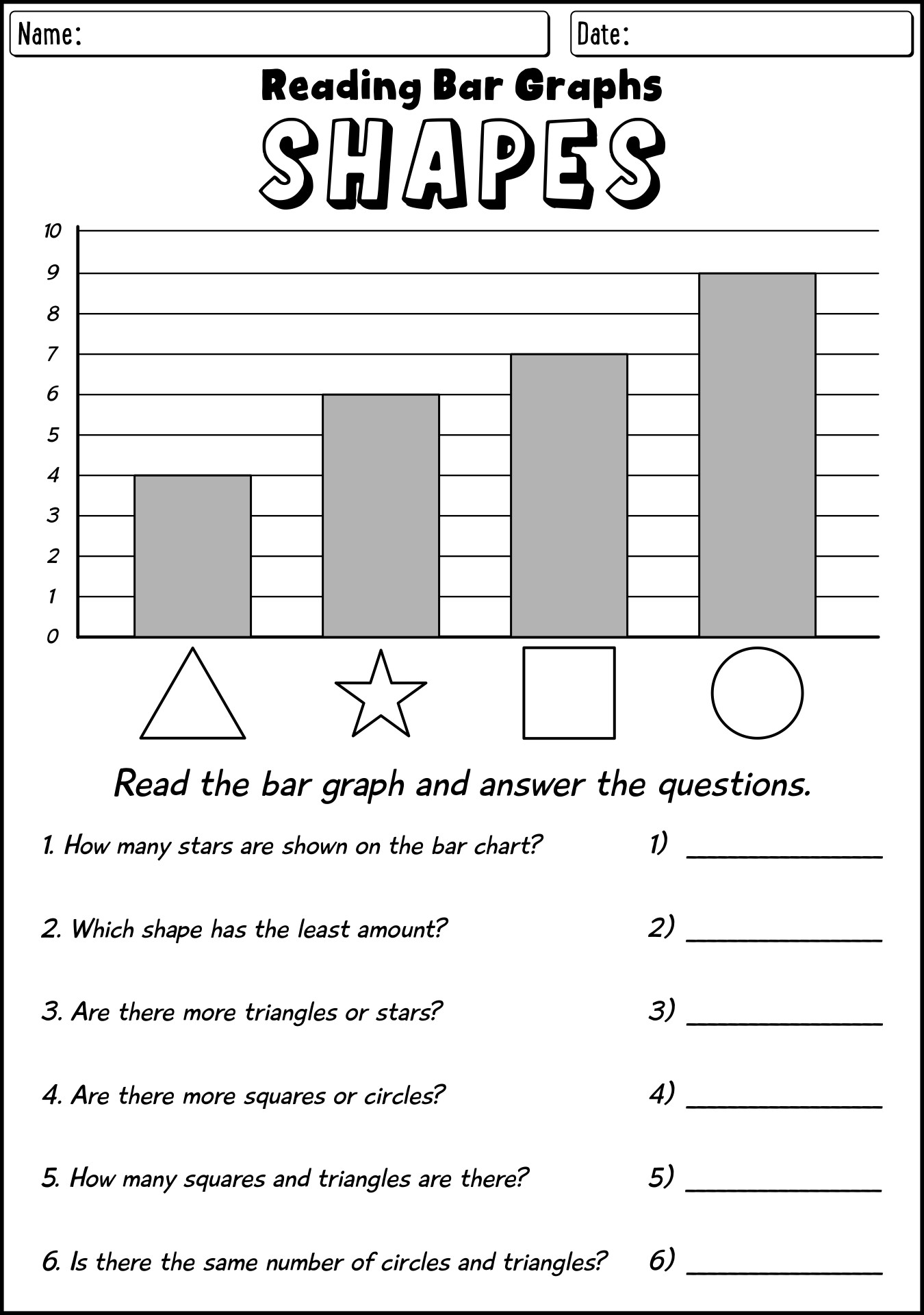 12 Bar Graph 2nd Grade Math Worksheets Free PDF At Worksheeto