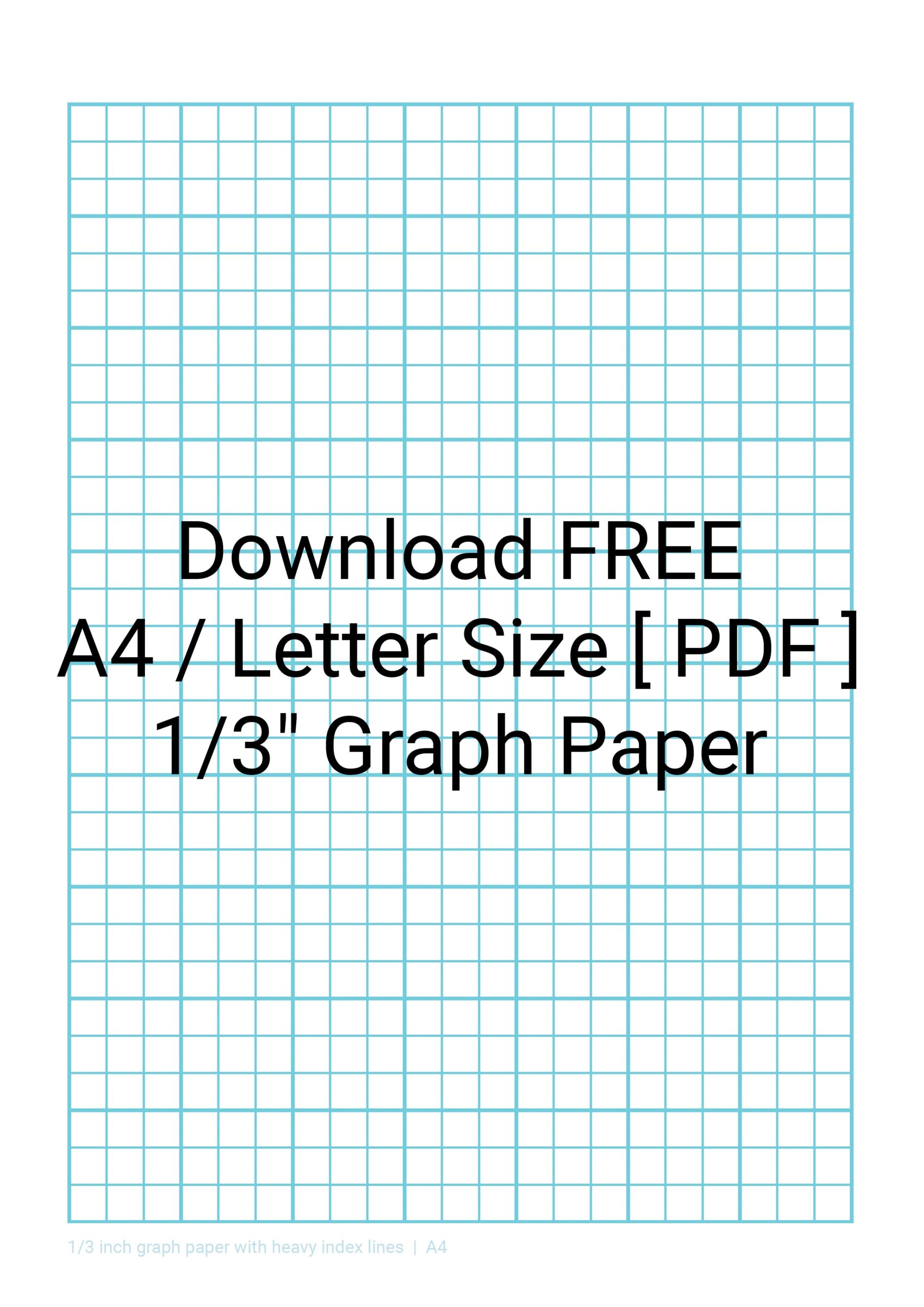 14 Free Printable Graph Paper Templates PDF 14 Free Printable Graph Paper Templates PDF