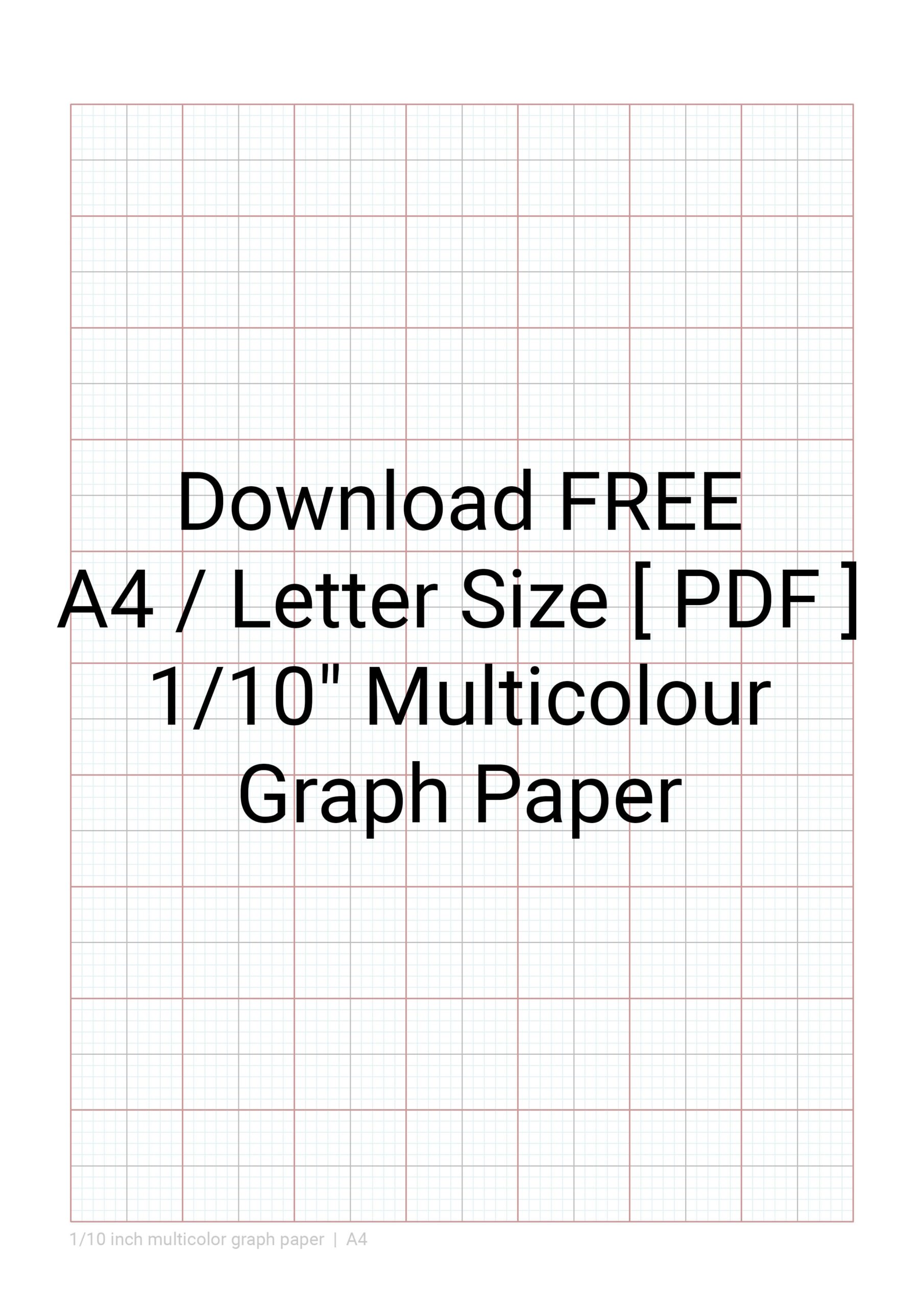 14 Free Printable Graph Paper Templates PDF 