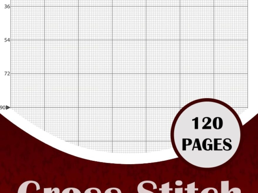 18 Count Graph Paper Notebook Cross Stitching Graph Paper Notebook 18 Squares Per Inch Graph Paper For Needlework Embroidery Pattern Design HMD Graph Paper Amazon Books