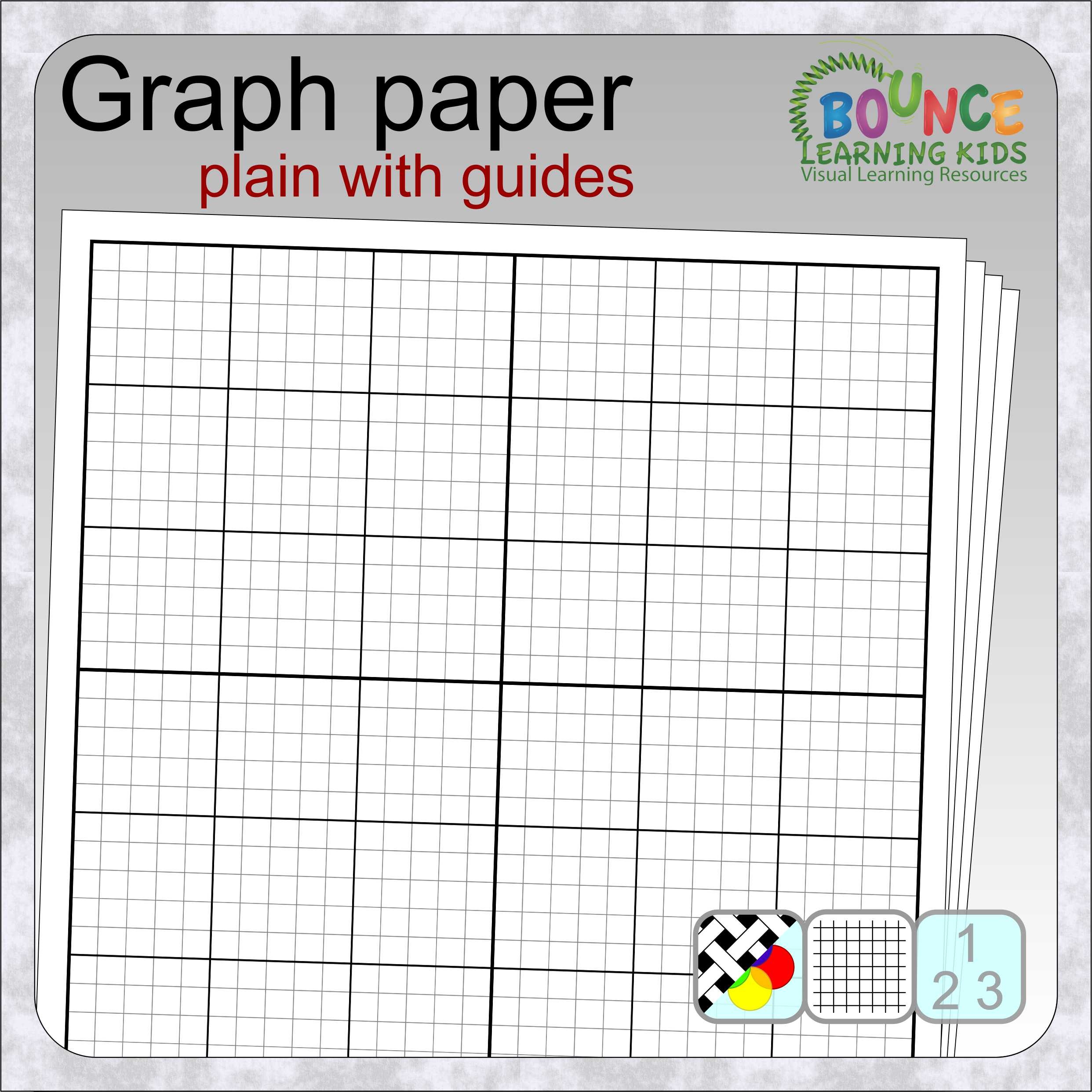 18 Very Useful Plain Graph Paper With Guides Clip Art