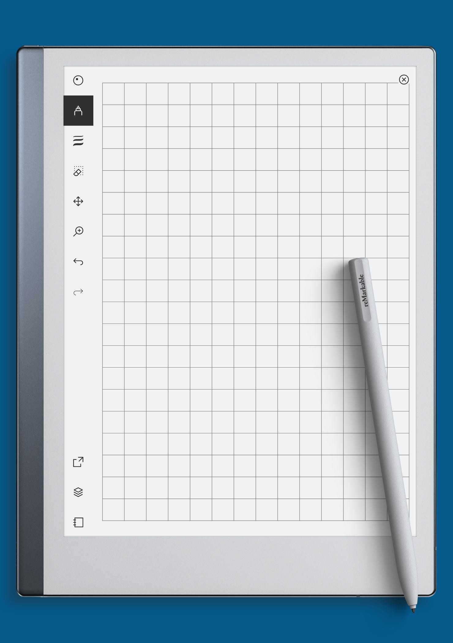 Single Quadrant Graph Paper