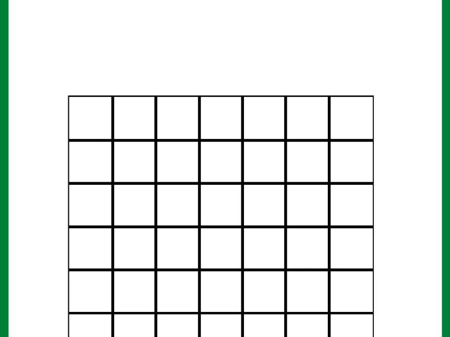 1x1 Inch Grid Paper Sample Download Printable PDF Templateroller