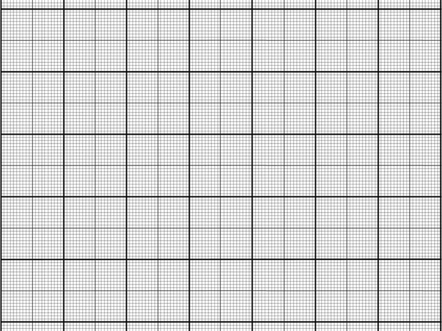 20 Square Per Inch Graph Paper For Photographic Applications