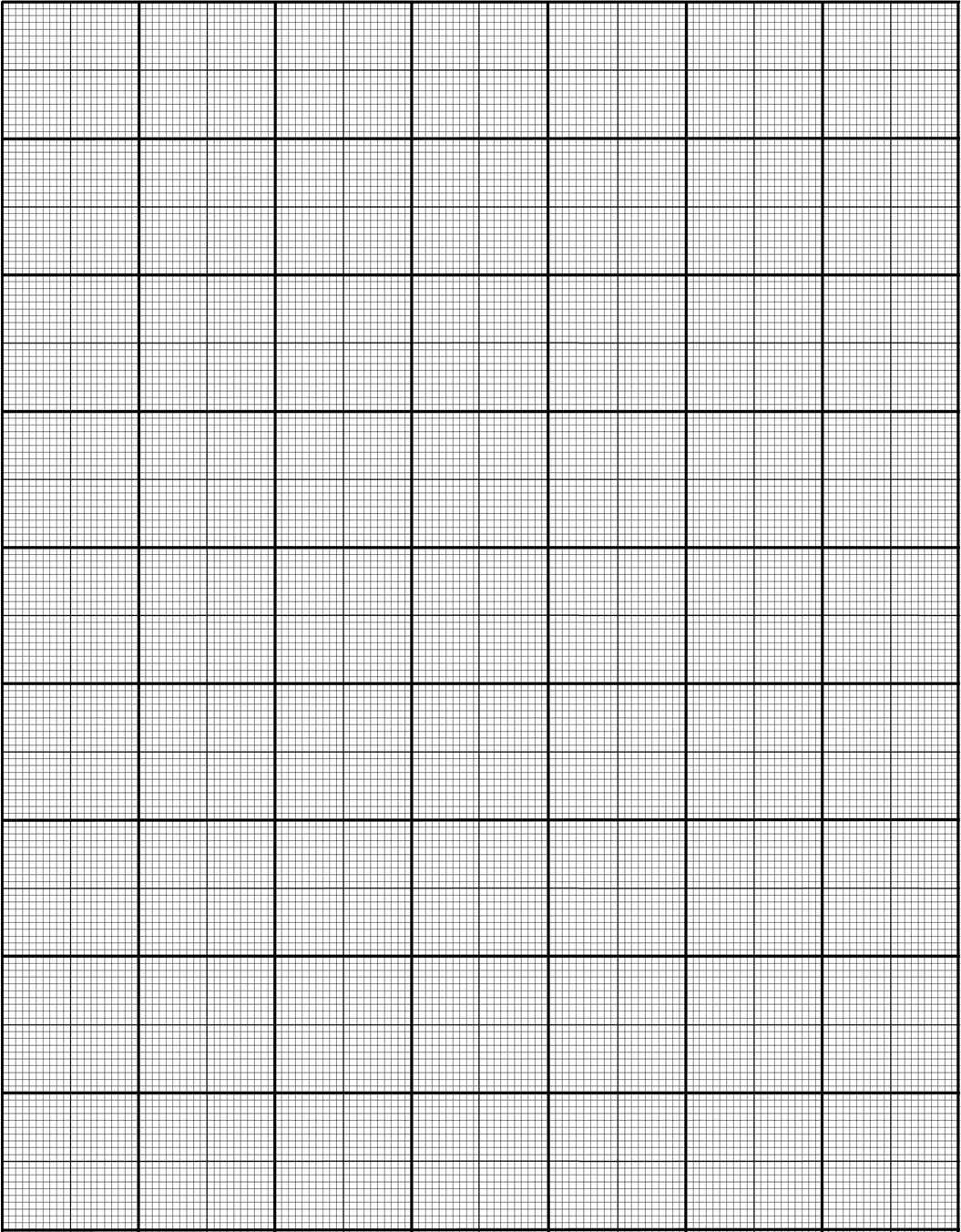 20 Square Per Inch Graph Paper For Photographic Applications