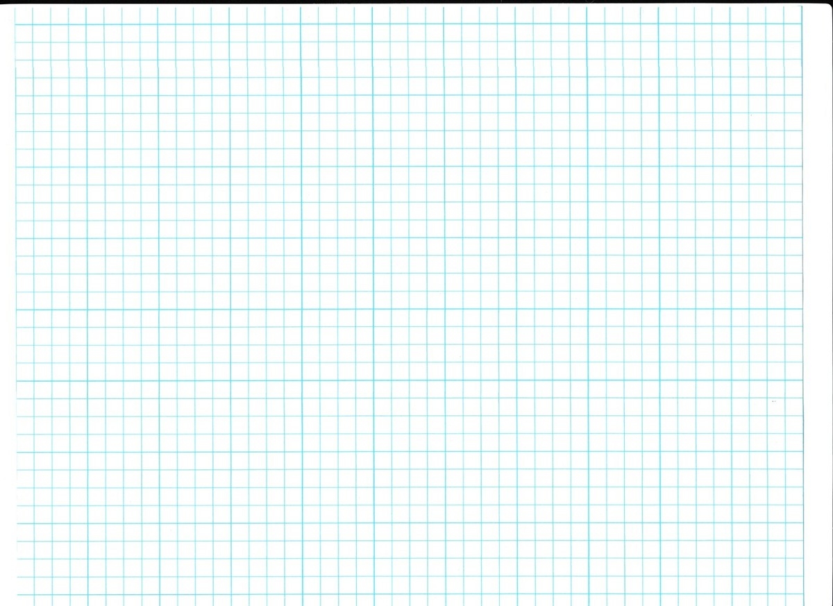 25 Sheets Large Format Graph Paper 1 4 Scale Blue Ink 7 Different Sizes EBay