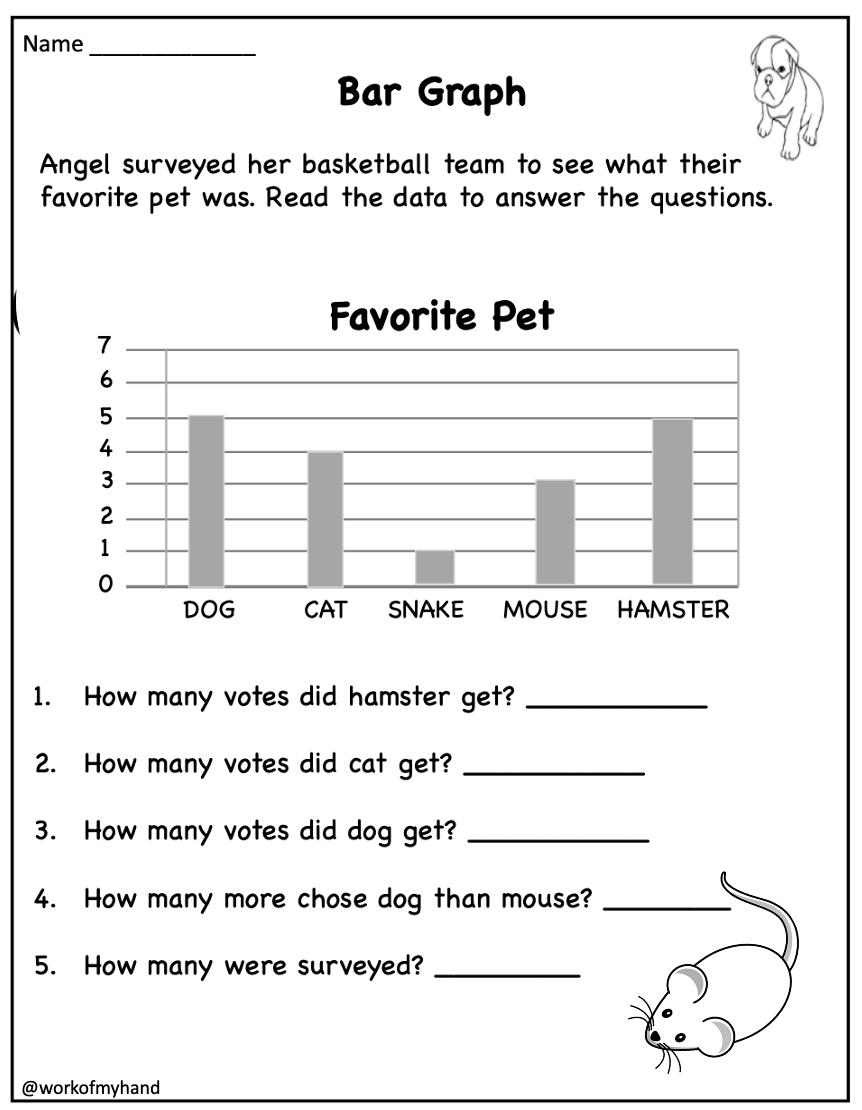 2nd Grade Graph Worksheets 2nd Grade Graph Worksheets