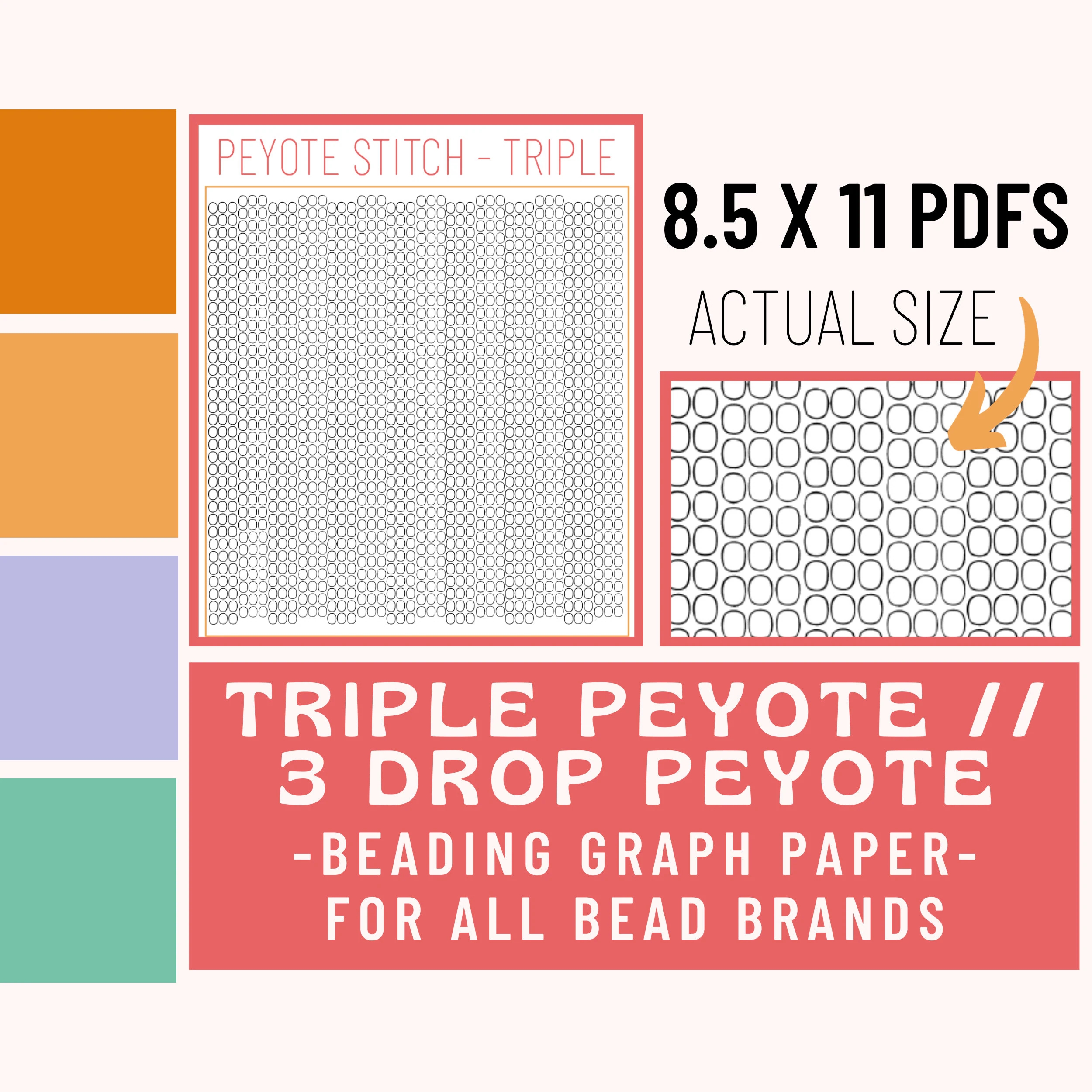 3 Drop Triple Peyote Stitch Beading Graph Paper Beading Pattern Beading Graphing Paper Design Pattern Sheet Printable For Procreate Etsy 3 Drop Triple Peyote Stitch Beading Graph Paper Beading Pattern Beading Graphing Paper Design Pattern Sheet Printable For Procreate Etsy