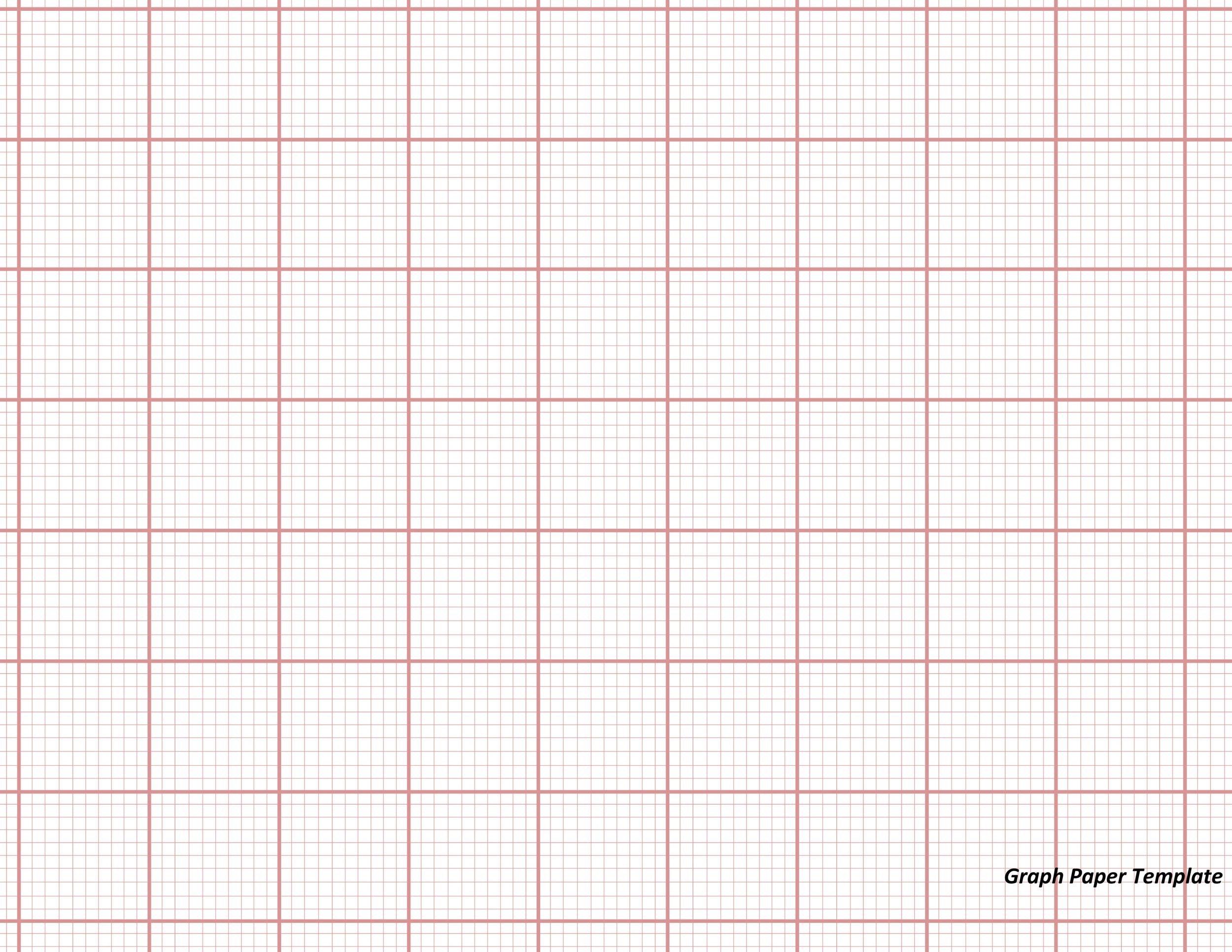Free Printable Graph Paper Template