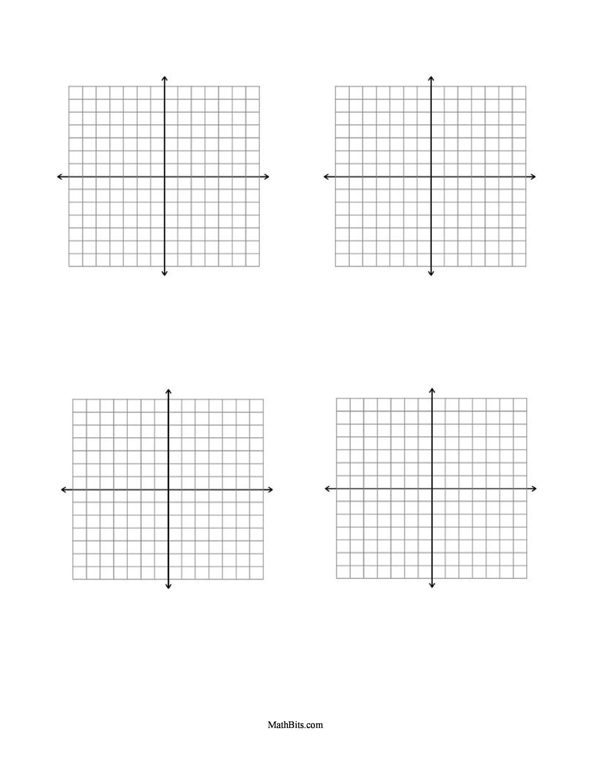 Printable Graph Homework Paper