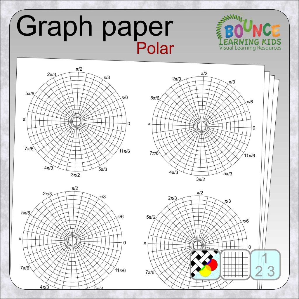 30 Very Useful Polar Graph Paper Clip Art High Quality