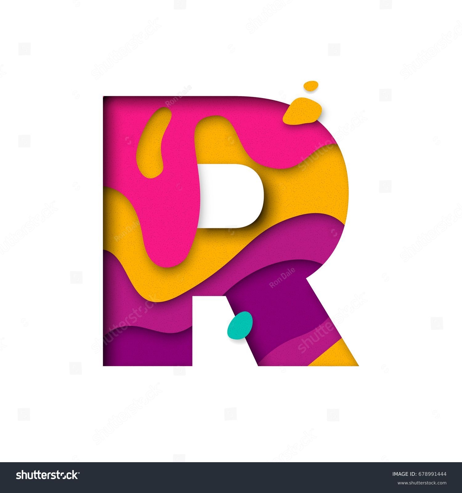 367 Paper Cut Letter R Stock Vectors And Vector Art Shutterstock