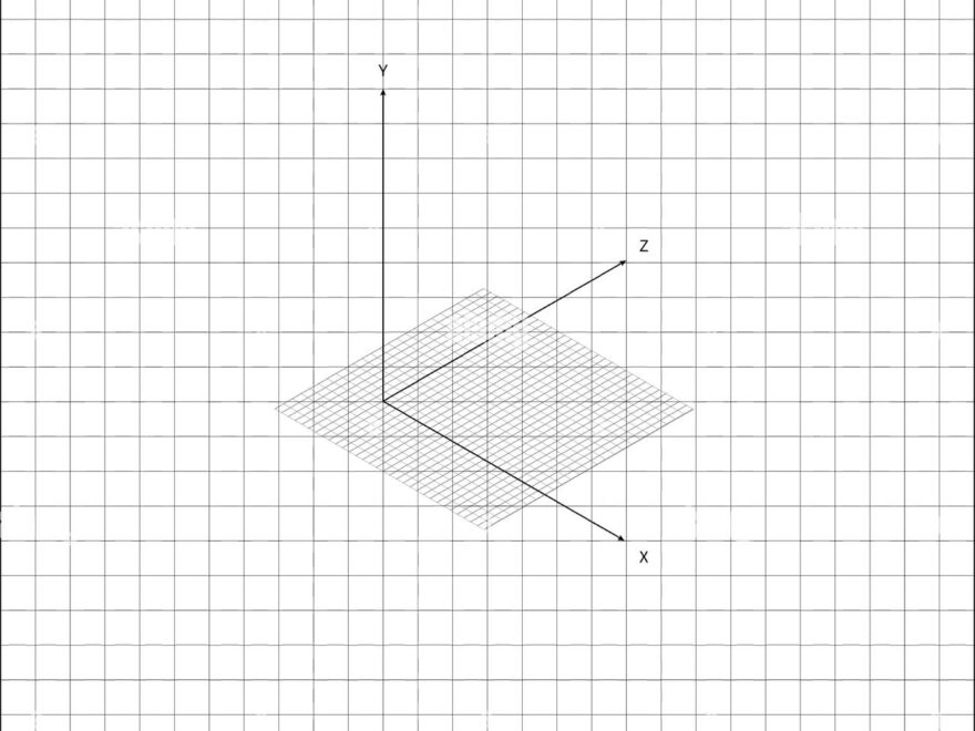 3d Grid X Y Z Stock Vector Images Alamy