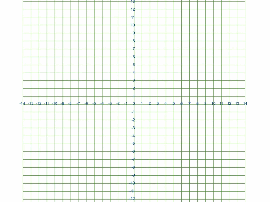 4 quadrant 1 4 inch Grid Graph Paper Template Download Printable PDF Templateroller