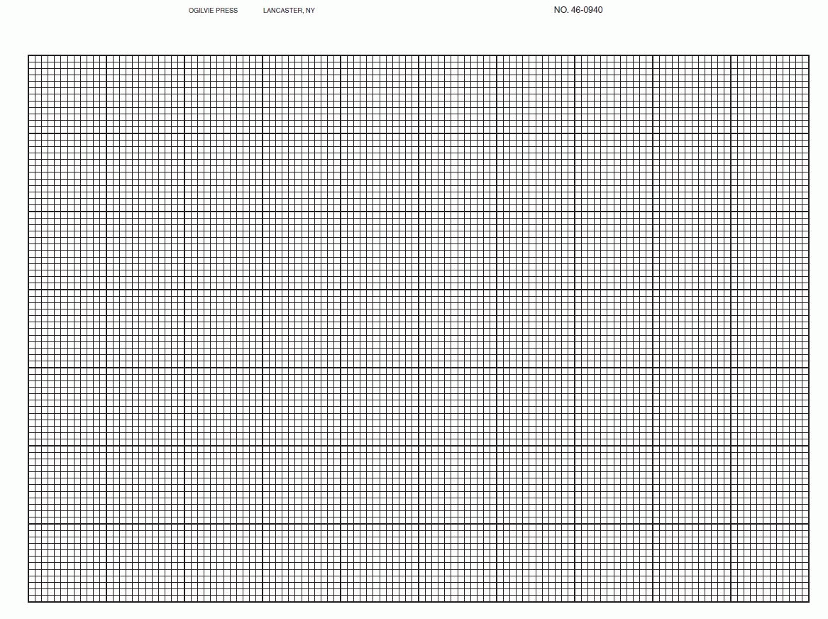 100 Grid Graph Paper