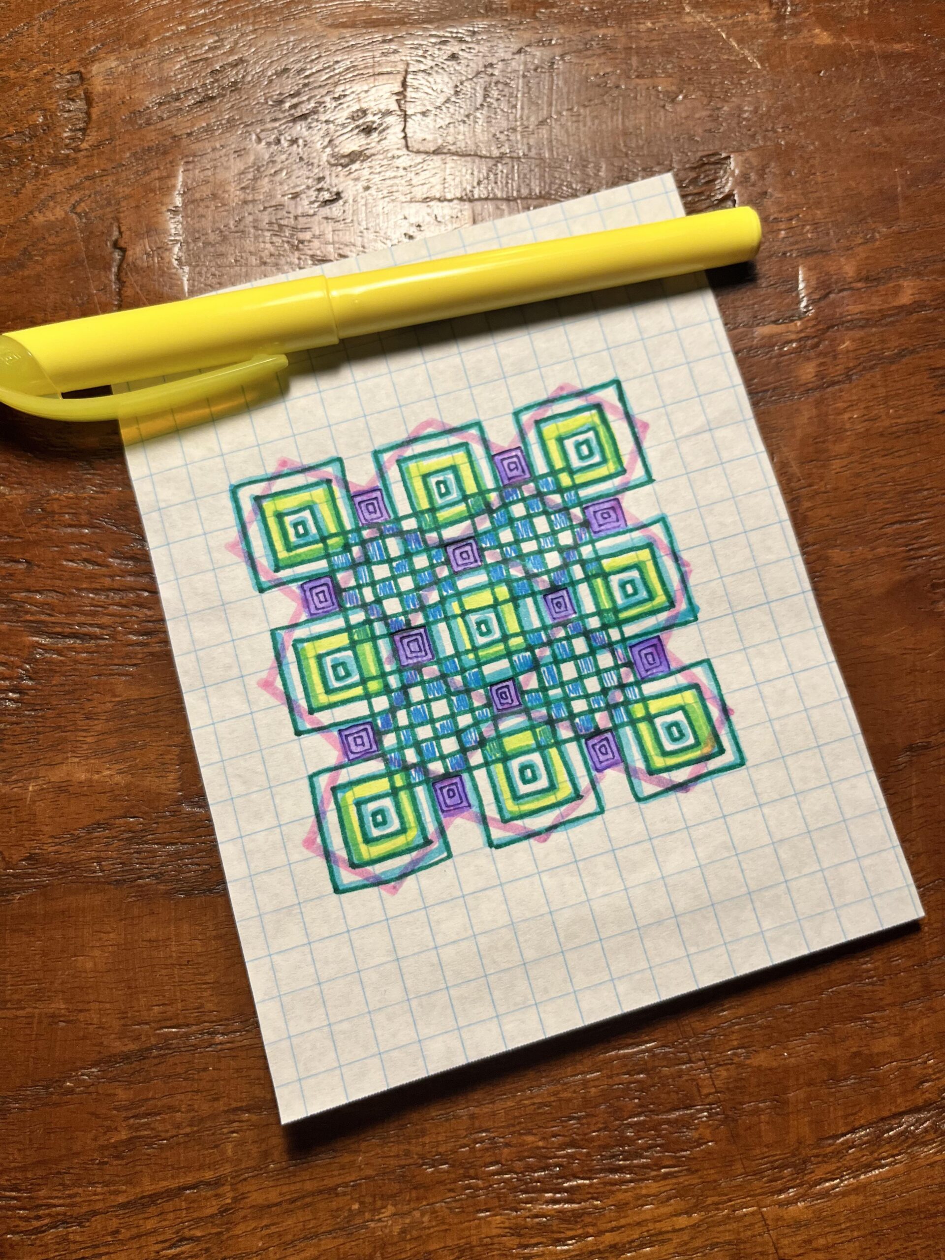 Graph Paper Drawings Designs