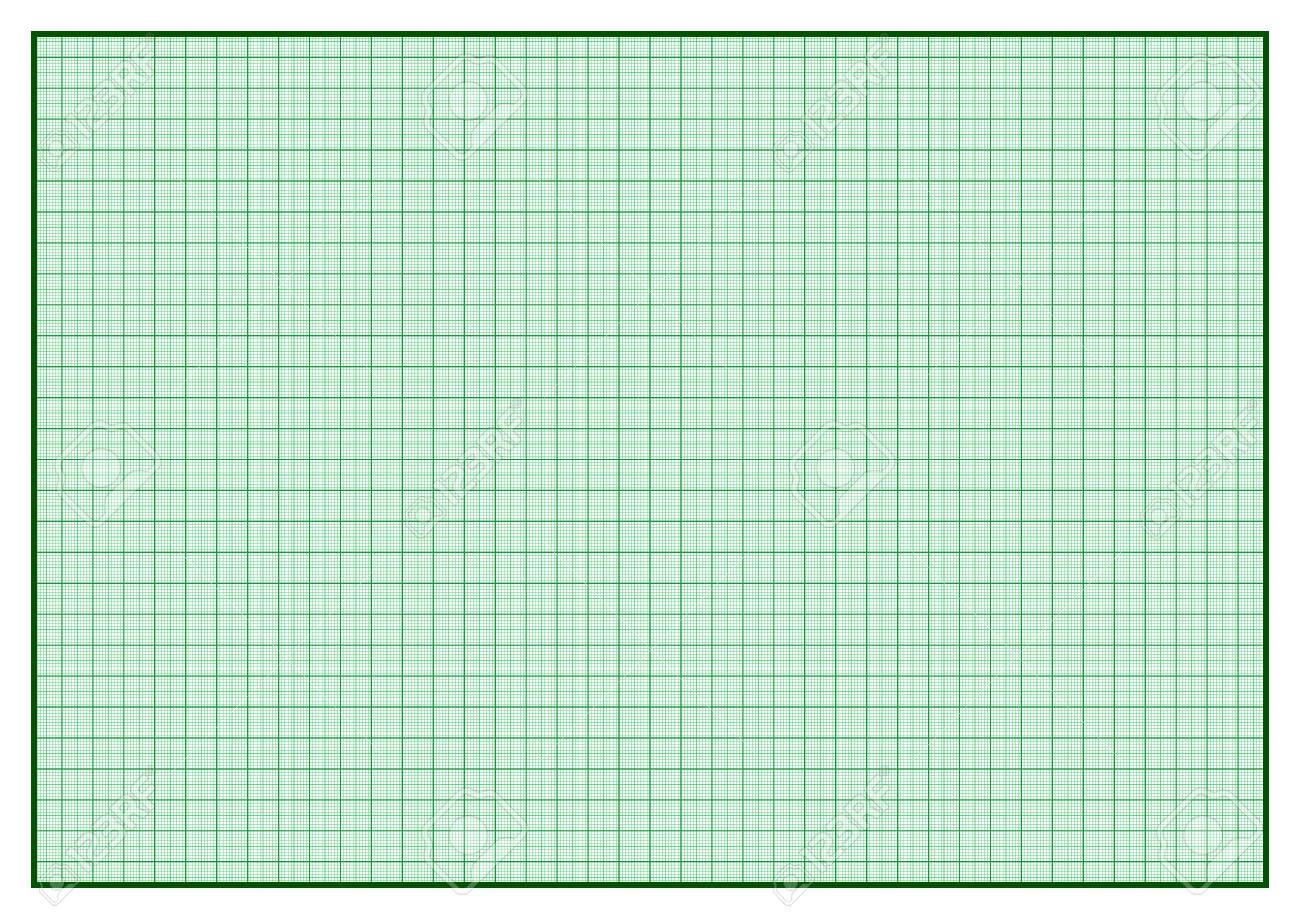 A3 Size Graph Paper Green Line With Solid Paper Edge Stock Photo Picture And Royalty Free Image Image 149987437 