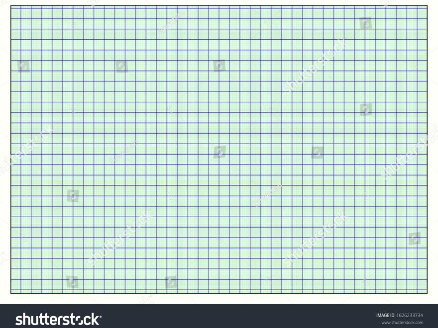 A3 Size Graph Paper Green Sub lines Stock Illustration 1626233734 Shutterstock