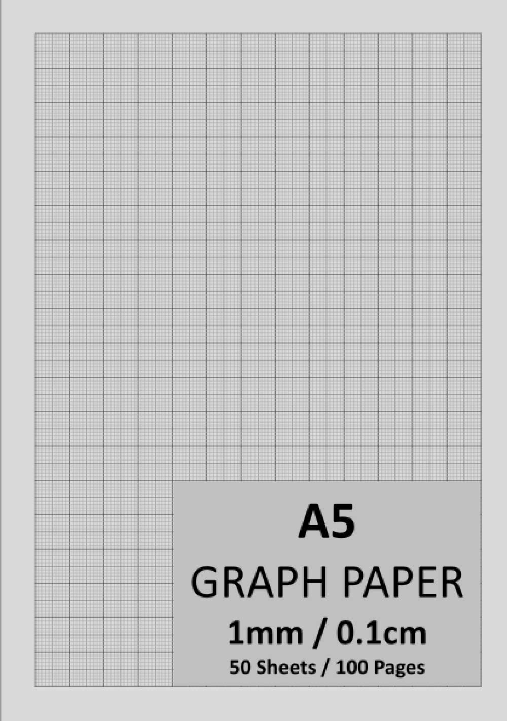 A5 Graph Paper 1mm 0 1cm 148mm X 210mm Graph Pad 1 5 10 Mm Square Grid Ruled EBay