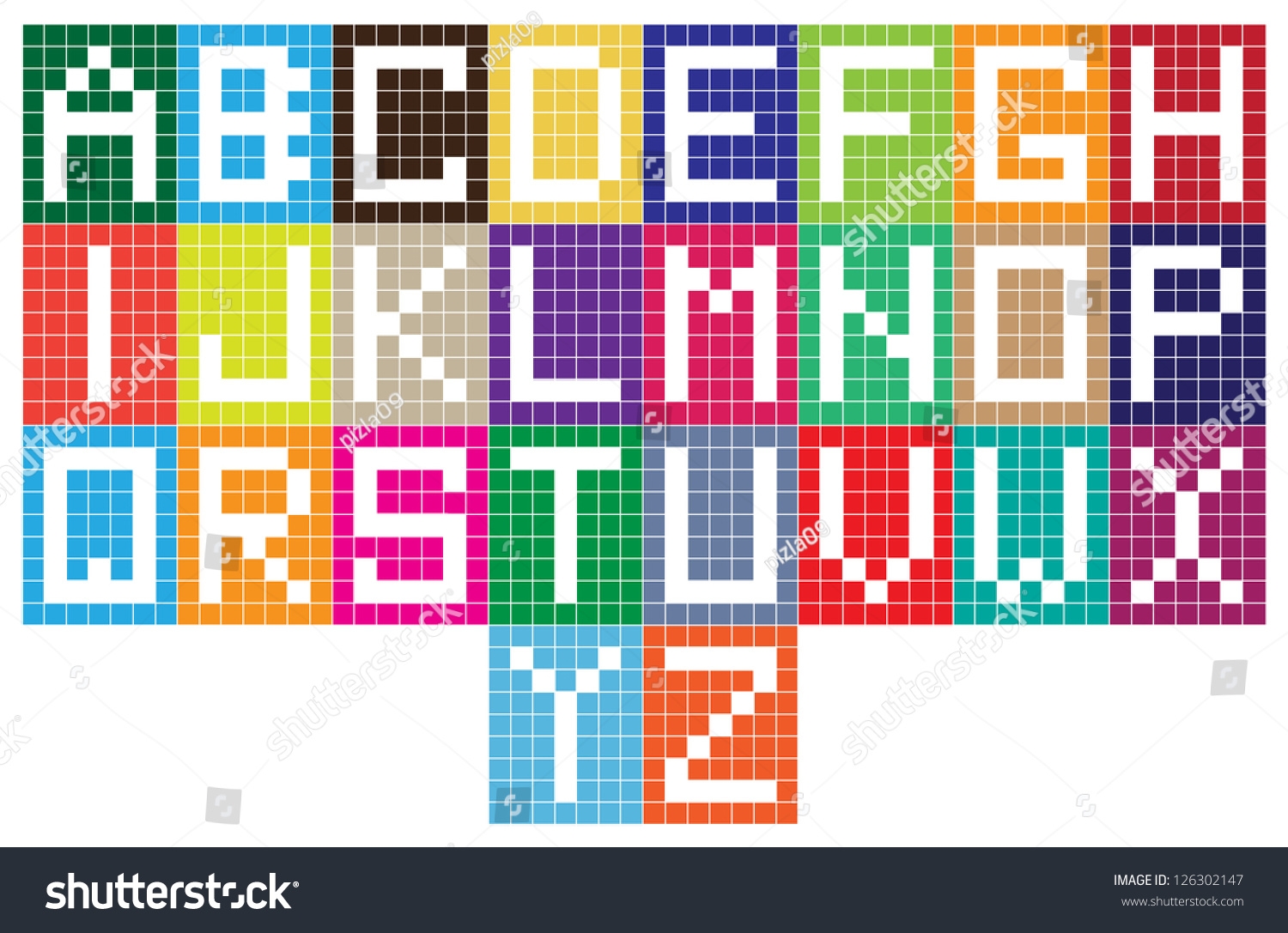 Abstract Vector Alphabet Letters Design On Stock Vector Royalty Free 126302147 Shutterstock Abstract Vector Alphabet Letters Design On Stock Vector Royalty Free 126302147 Shutterstock