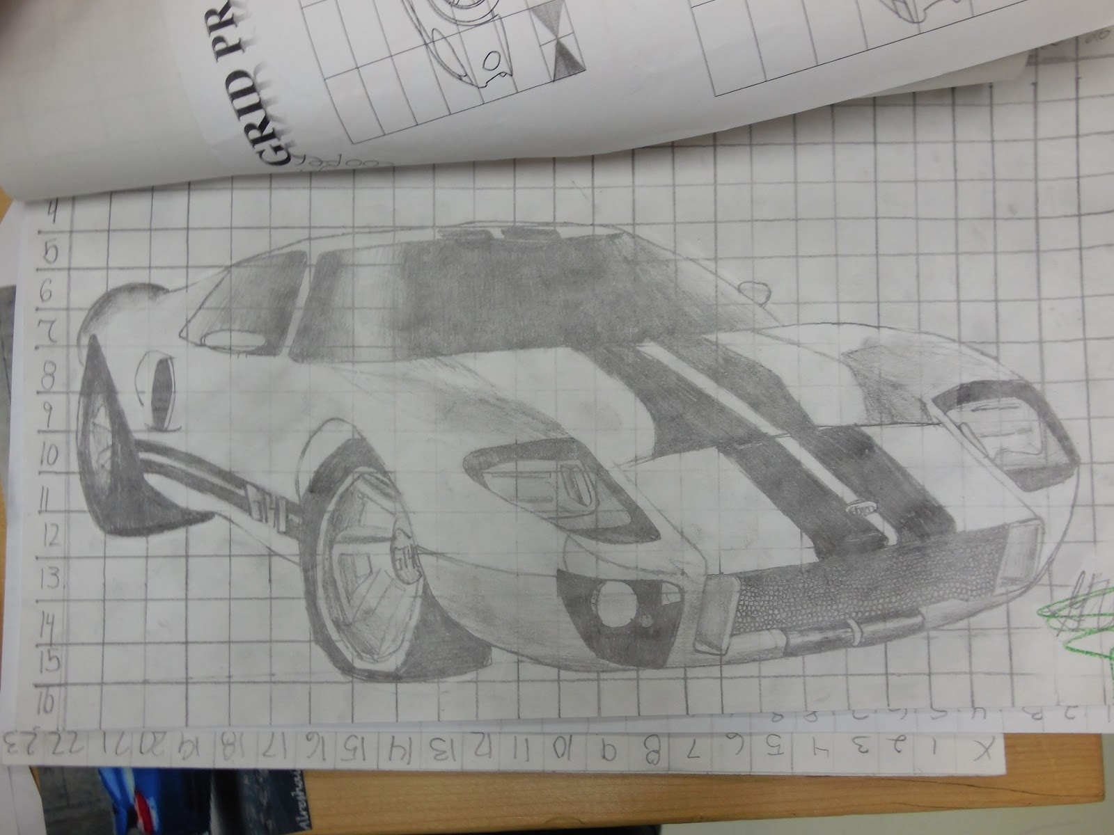 Drawing Cars On Graph Paper