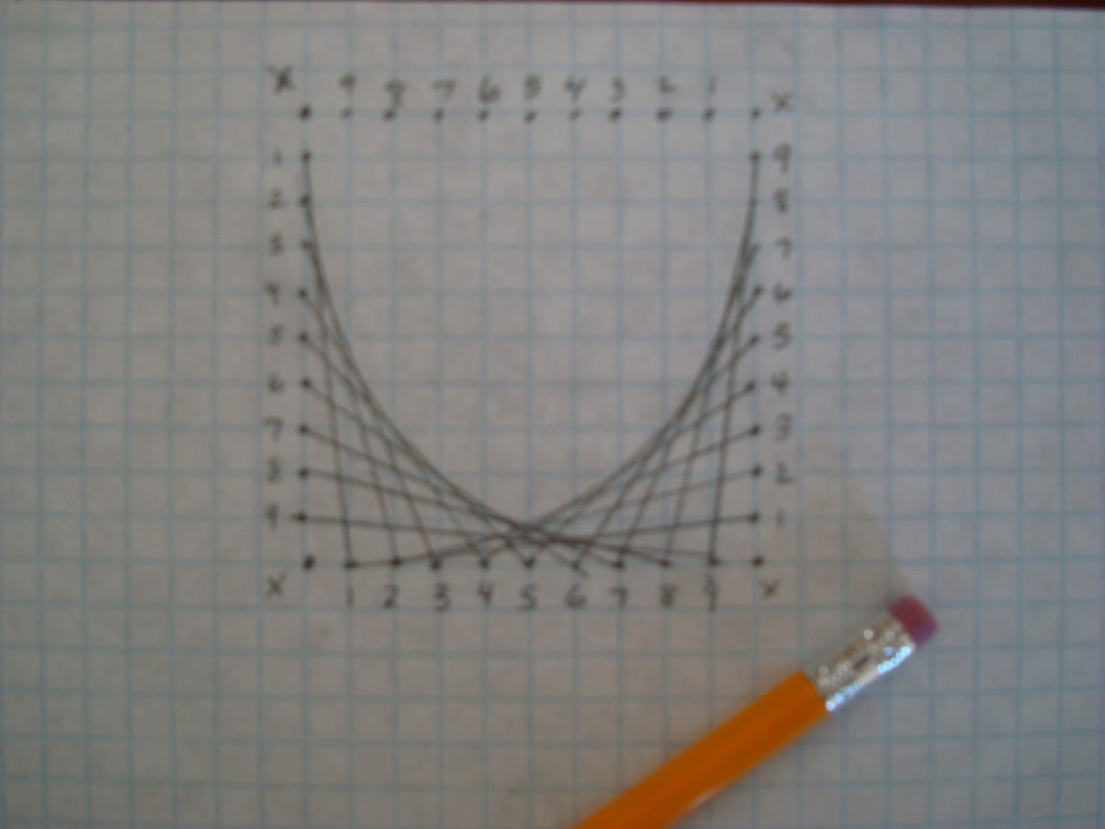 Dot Art On Graph Paper Dot Art On Graph Paper