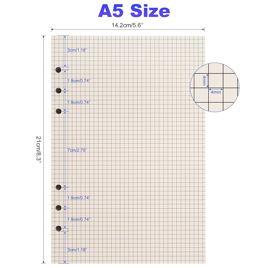 Blank Graph Paper 6inch By 6 Inch