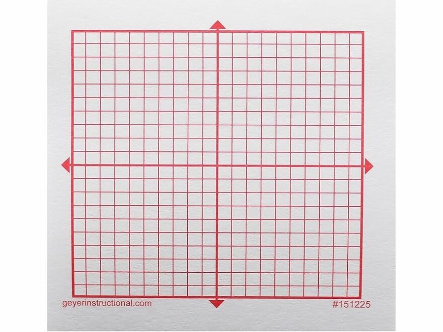 Amazon 20x20 Squares XY Axis Graphing Post It Notes 4 Packs Of 100 Sheets 400 Sheets Total Office Products