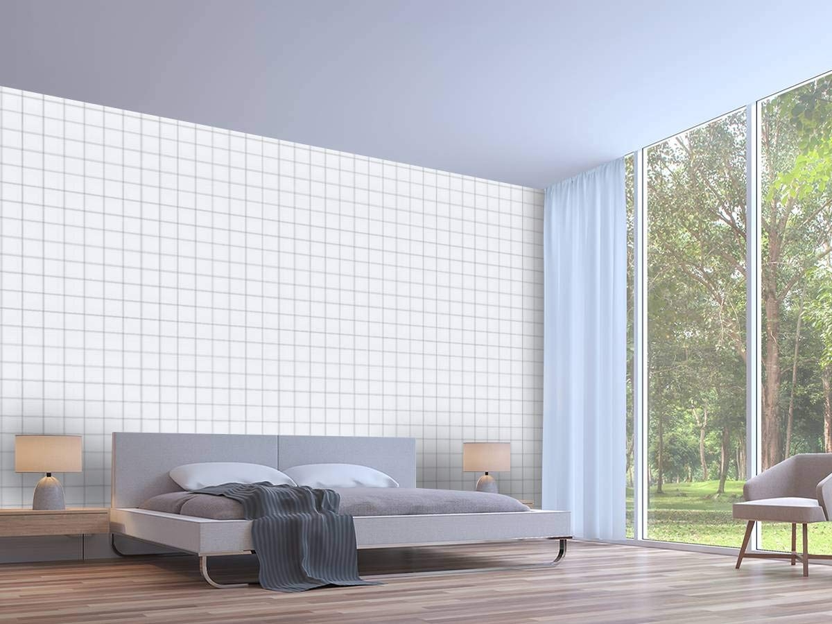 Amazon 3D Wallpaper Graph Paper Textured Background Gray Straight Lines On White Self Adhesive Bedroom Living Room Dormitory Decor Wall Mural Stick And Peel Background Wall Ceiling Wardrobe Sticker Tools 