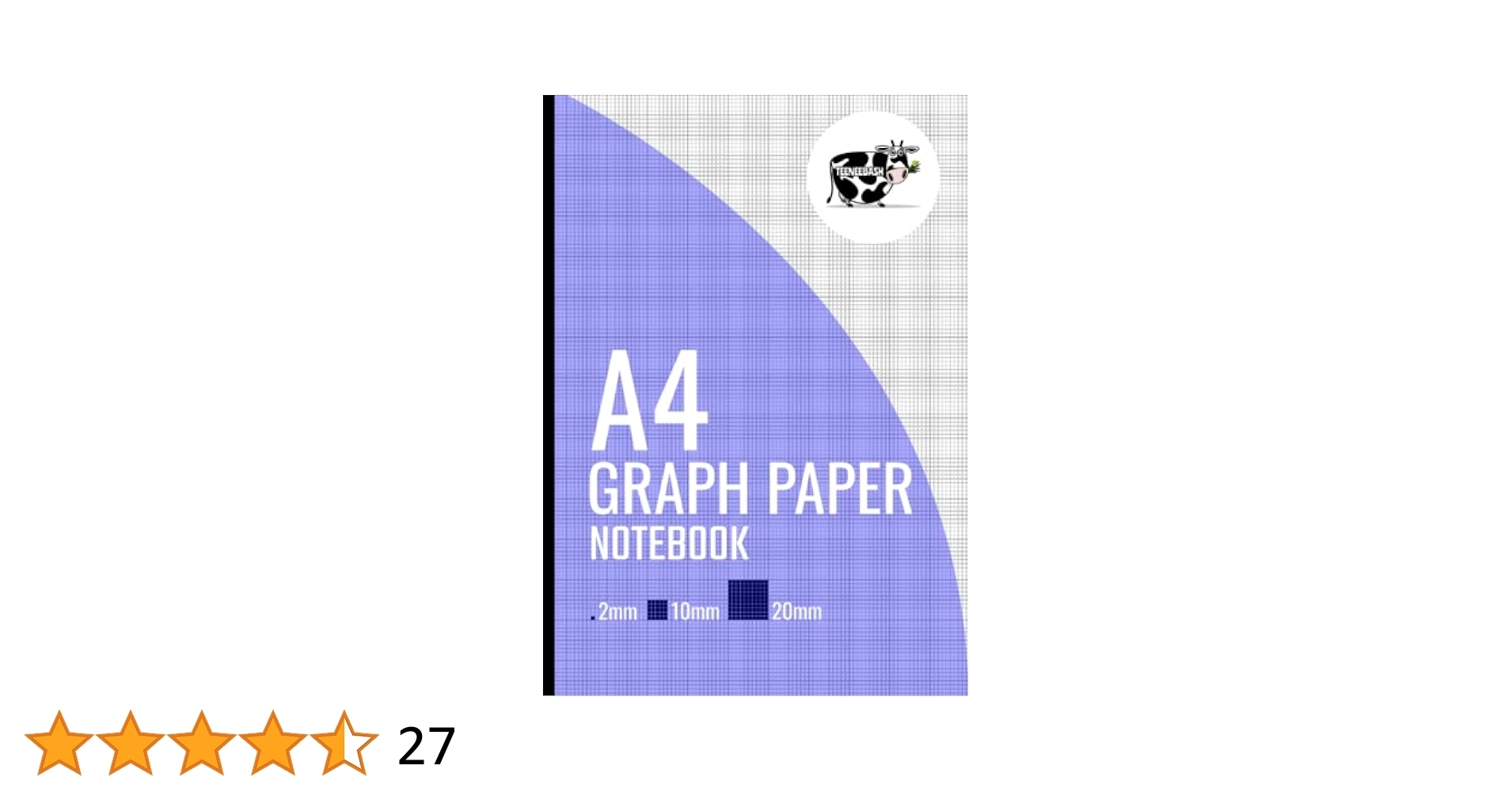 Amazon A4 Graph Paper 100 Pages 2mm Squares Metric Quad Ruled Composition Notebook Grid Paper 9798458075916 Books Teeneebash Books