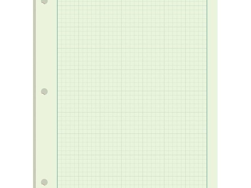 Amazon Ampad Engineer Pad 5 Squares Per Inch 8 5 X 11 200 Sheet Pad Green 22 144 Graph Paper Pads Office Products