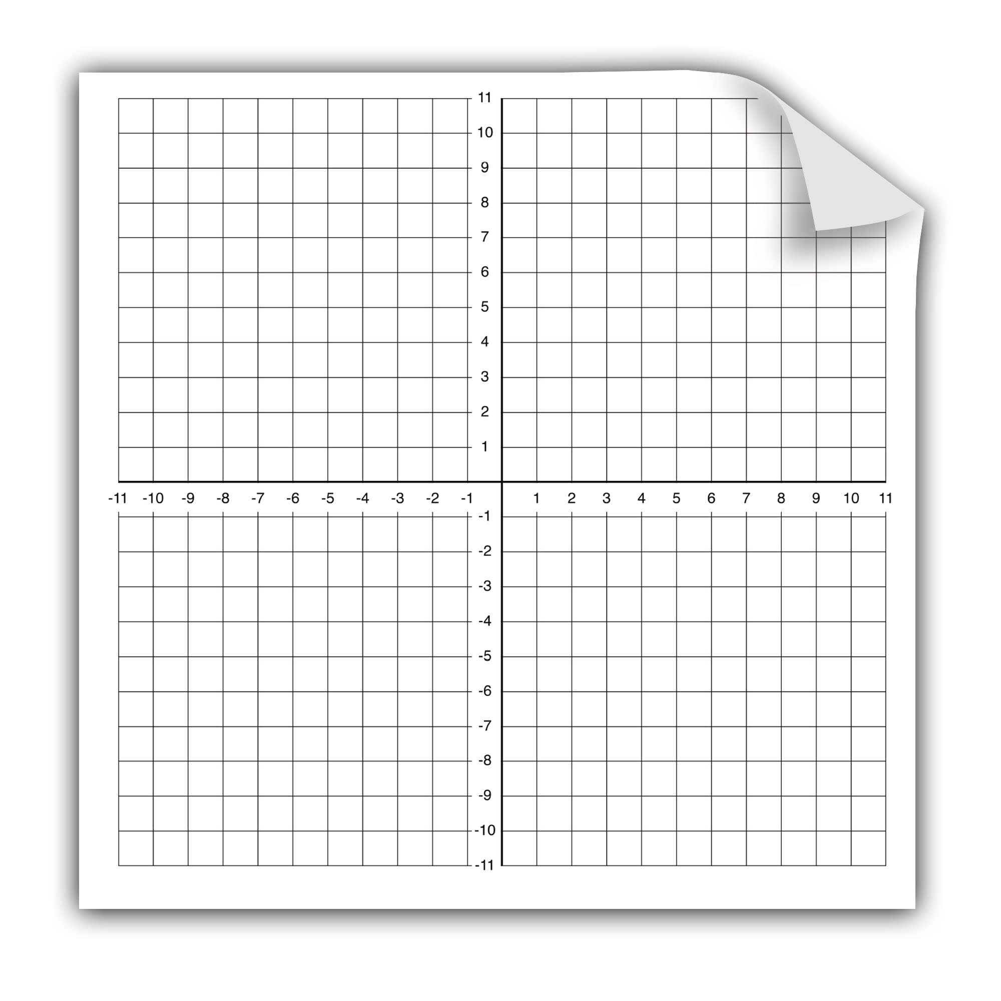 Amazon Geyer Instructional Products 503008 1 Square Numbered Axis Static Cling Graph Office Products