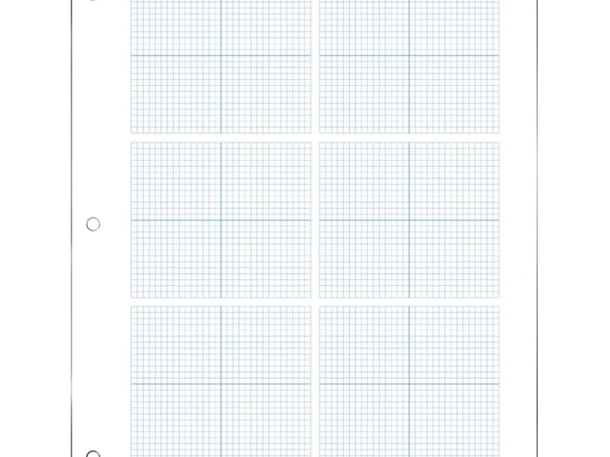 Amazon Geyer Instructional Products 6 Grid Graph Paper 1 8 Squares And Accentuated Axes Double Sided Blue Lined 500 Sheet Ream Three Hole Punched Office Products