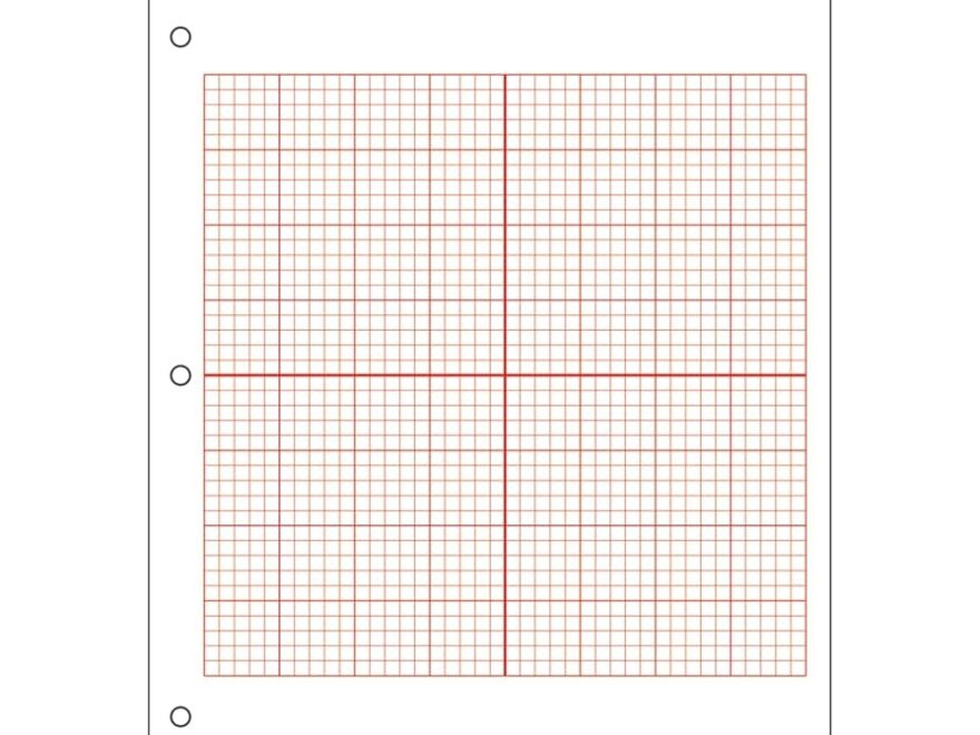 Amazon Geyer Instructional Products Axis Graph Paper 4 Quadrant Grid With 3 16 Squares Accentuated Axes Double Sided Red Lined 500 Sheet Ream Three Hole Punched Office Products
