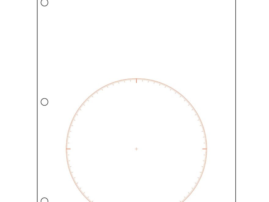 Amazon Geyer Instructional Products Circle Graph Paper 1 Circle Graph On Lower Half Graduated Every Degree Blank Upper Half Double Sided 500 Sheet Ream Three Hole Punched Office Products