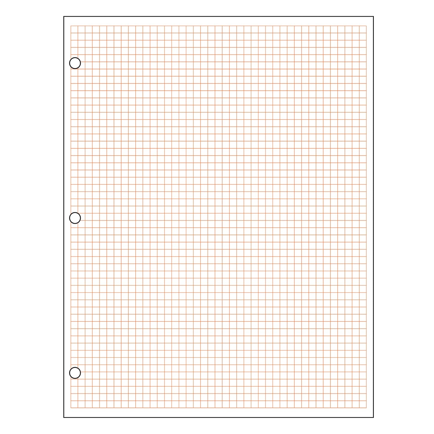 Amazon Geyer Instructional Products Metric Graph Paper 1 2 Cm Squares Double Sided Red Lined 500 Sheet Ream Three Hole Punched Office Products