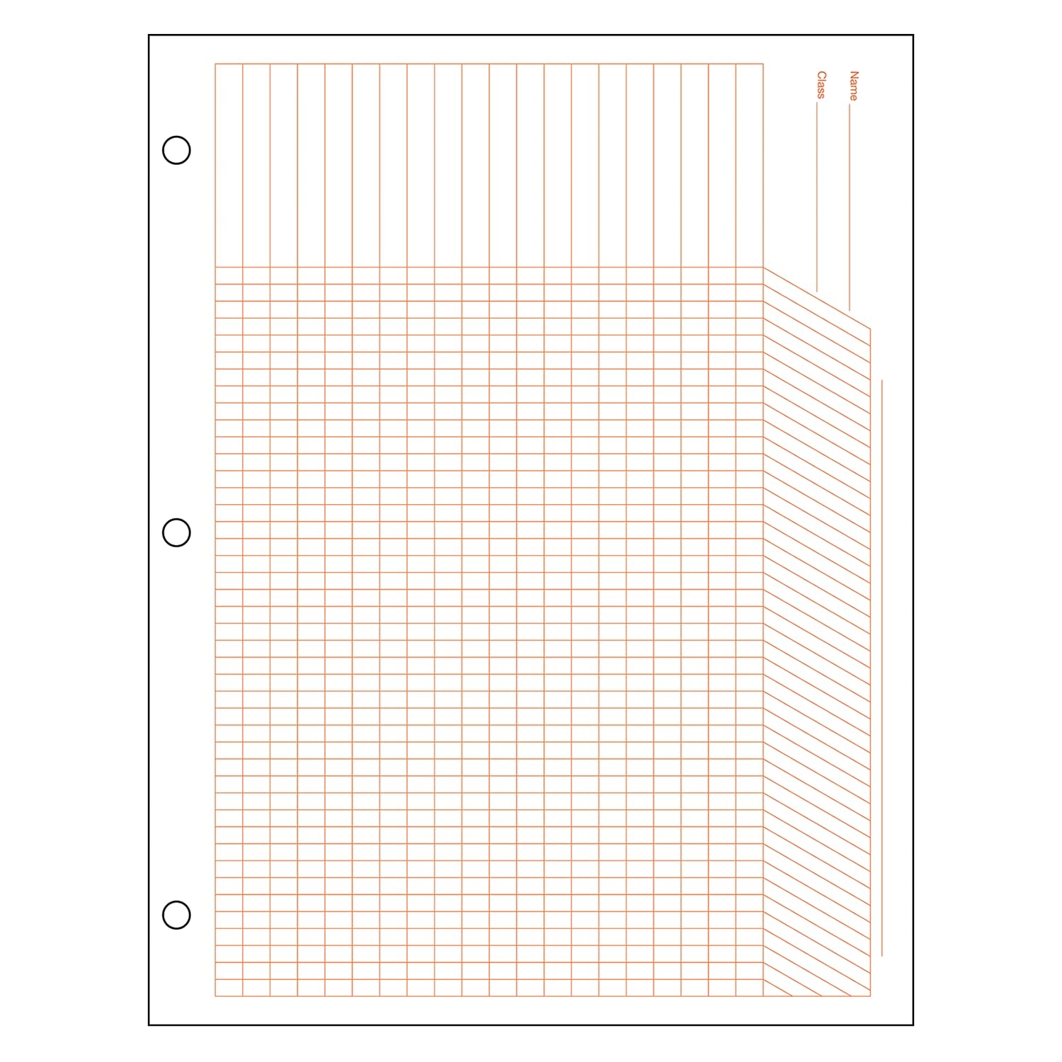 Amazon Geyer Instructional Products Progress Bar Graph Paper Dual Purpose Chart For Tracking Student Progress Or Bar Graph Red Ink 500 Sheet Ream Three Hole Punched Office Products