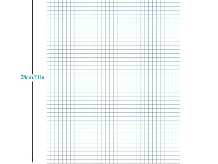 Amazon Graph Paper A4 Grid Paper 4 x4 Blue Quad Rule 100Sheets 200Pages Unpunched Double Sided 100gsm White Paper 8 5 X 11 Office Products