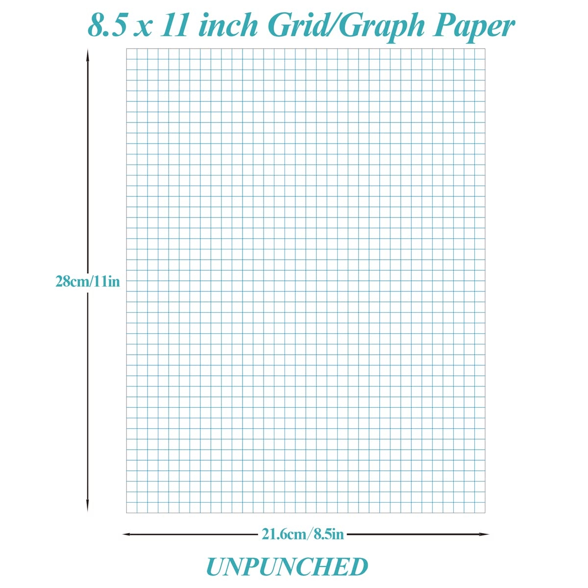 Amazon Graph Paper A4 Grid Paper 4 x4 Blue Quad Rule 100Sheets 200Pages Unpunched Double Sided 100gsm White Paper 8 5 X 11 Office Products