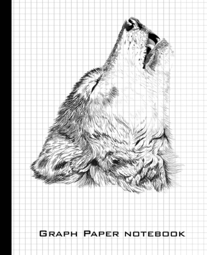 Amazon Graph Paper Sketchbook Wolf Themed Blank Graphing Paper Sketchbook Journal For Drawing Design Or Handlettering A Unique Gift For Artists Book 110 Pages 7 5x9 25 5x5 Quad Ruled 9798700571487 Press Van Leonardo Books