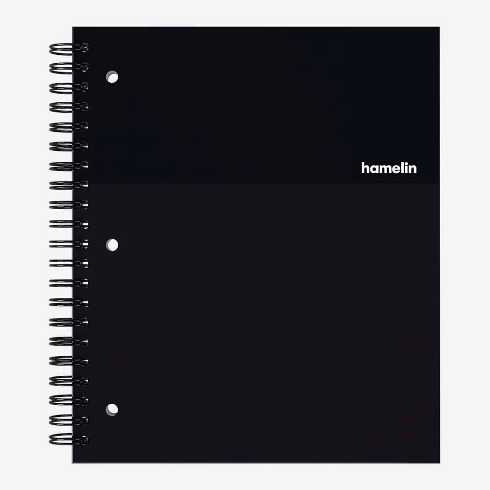 Amazon Hamelin 1 Subject Graph Paper Hard Cover Spiral Bound Grid Notebook 4 Square Per Inch 150 Pages MIDNIGHT Black 8 5 x11 Office Products