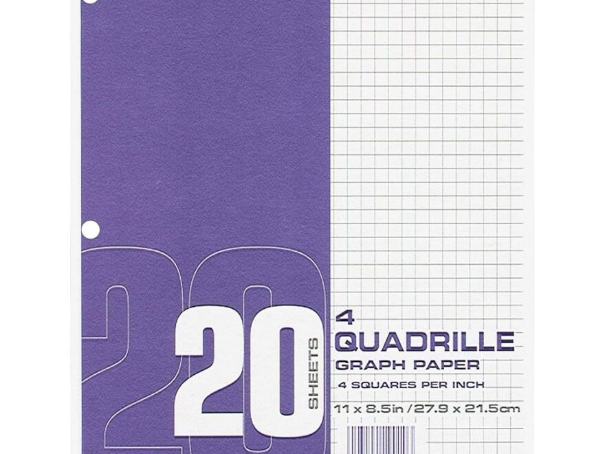 Amazon Mead Graph Paper Pad Quadrille 4 Squares Per Inch 11 X 8 1 2 20 Sheets 12 Pads Pack 19010 Loose Graph Paper Office Products