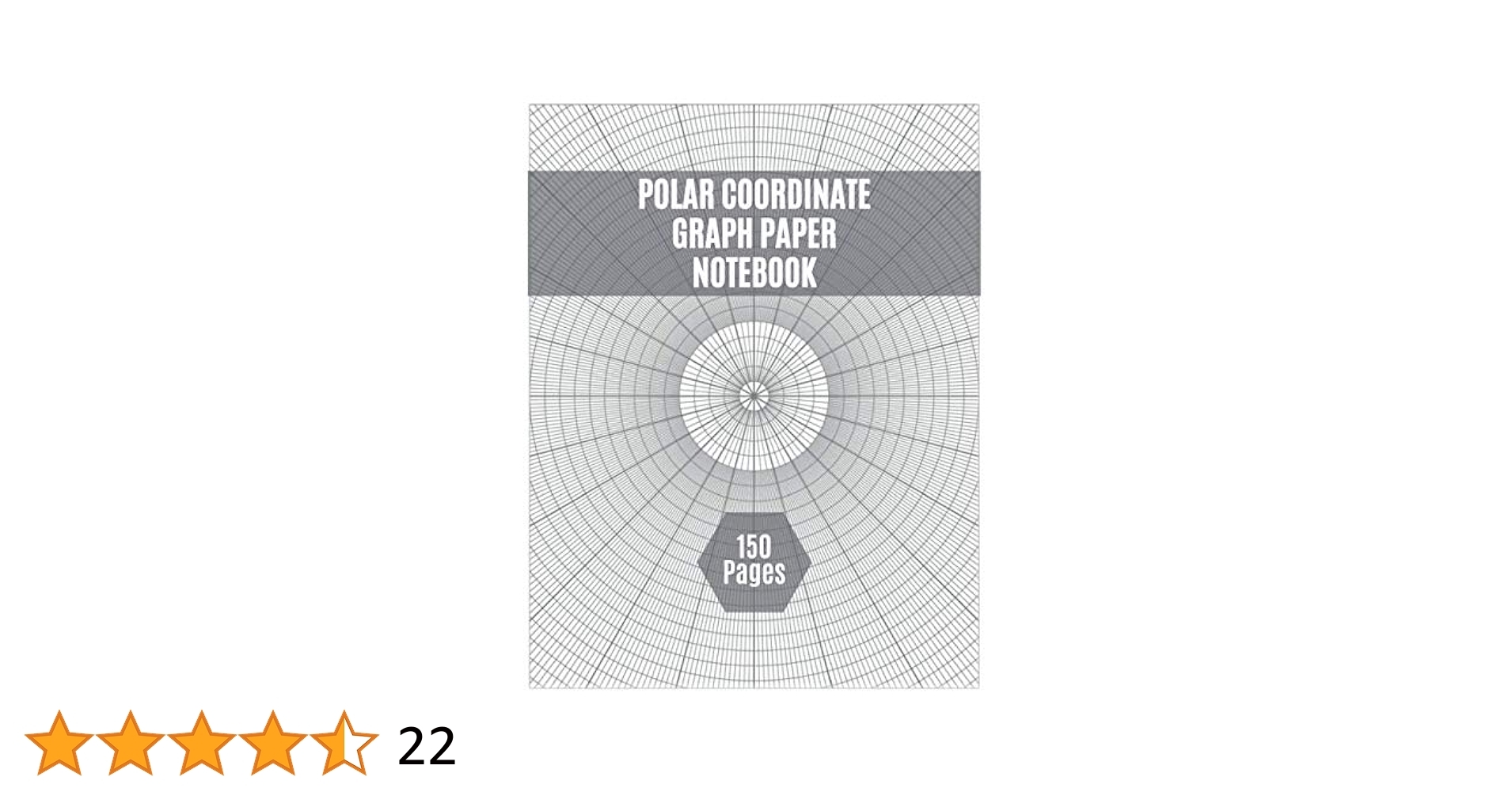 Amazon Polar Coordinate Graph Paper Notebook Polar Coordinates 150 Pages 1 5 15 30 Degree Angles Inch Radials 8 X 11 Inches 9781697910285 Learning Series Talented Minds Books