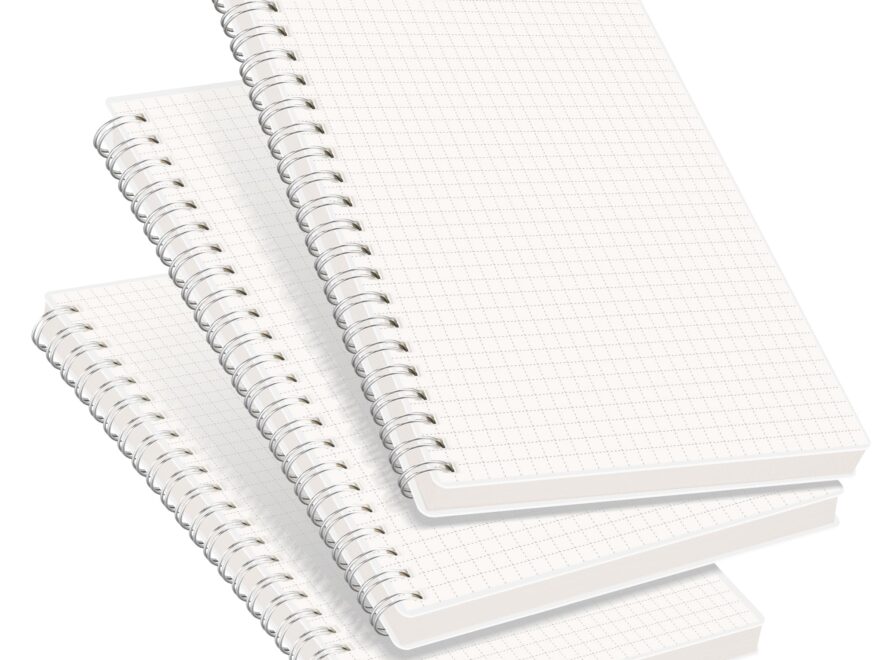 Amazon RETTACY Graph Grid Paper Notebook 3 Pack 160 Pages Per Pack A5 Medium Size 5 7 8 3 100 GSM Thick Paper Spiral bound Flexible Plastic Cover For Students Homework Math Engineering Office Products